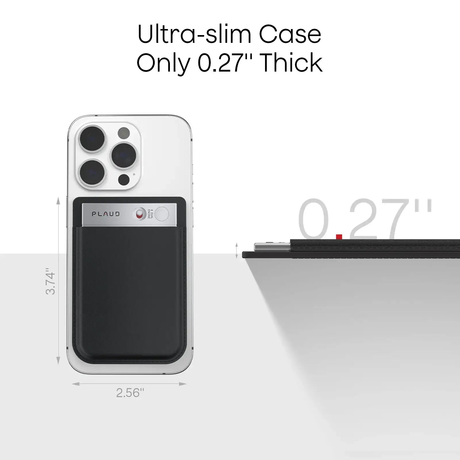 Plaud Note Magnetic Case- Black